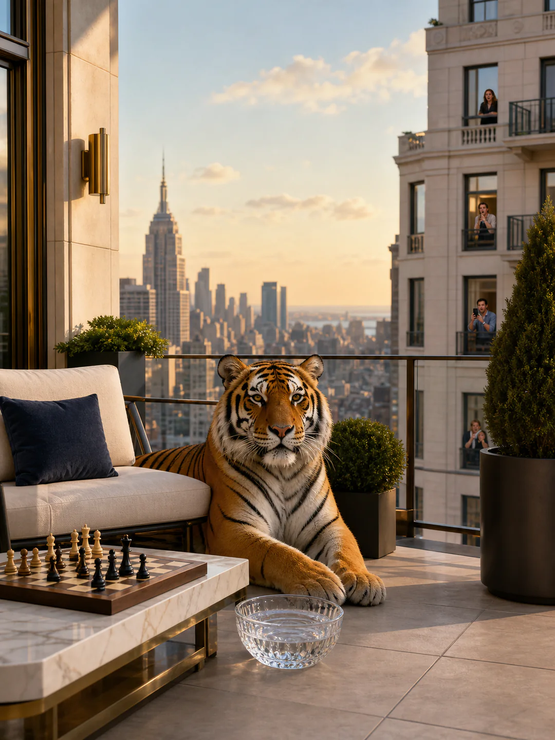 Balcony Tiger
